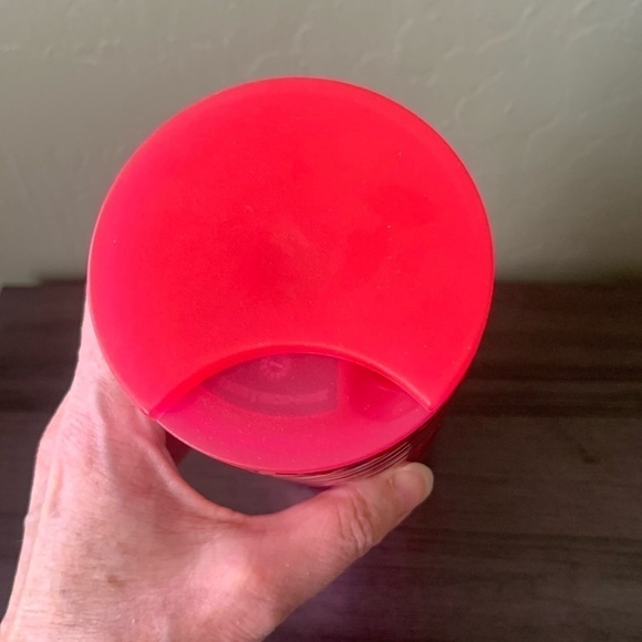 Starbucks 2022 Winter Red Ombré Irridescent Twist 16oz Coffee Tumbler NWT - Picture 4 of 7